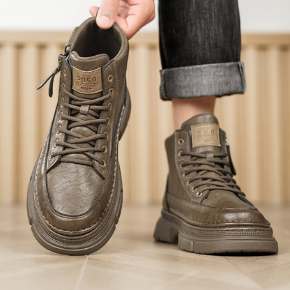 Bota Masculina Casual em Couro Hunter