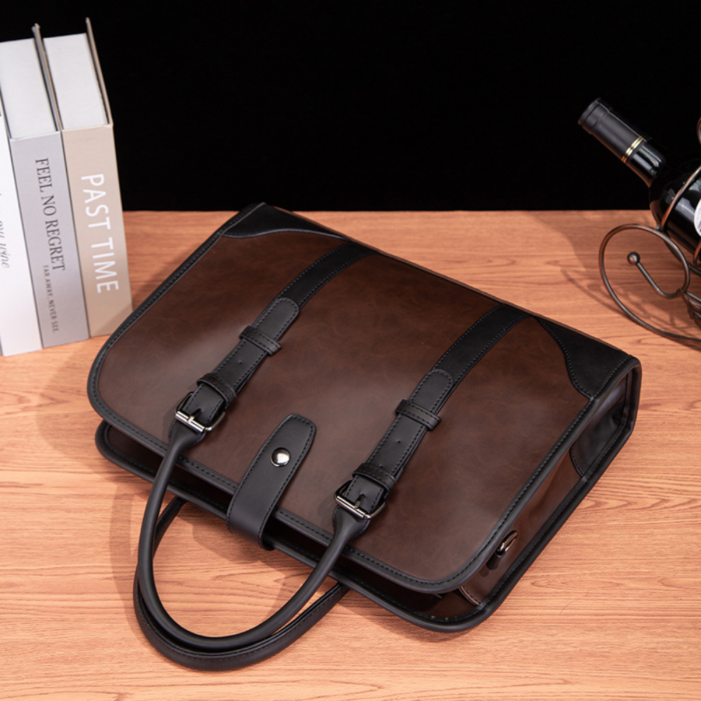 Bolsa Executiva Masculina em Couro Belgrado
