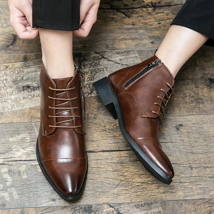 Bota Social Masculina em Couro Thomas