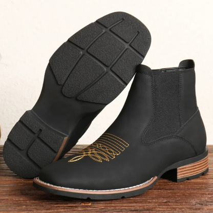 Bota Chelsea Masculina de Couro Premium Fletcher
