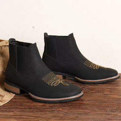 Bota Chelsea Masculina de Couro Premium Fletcher