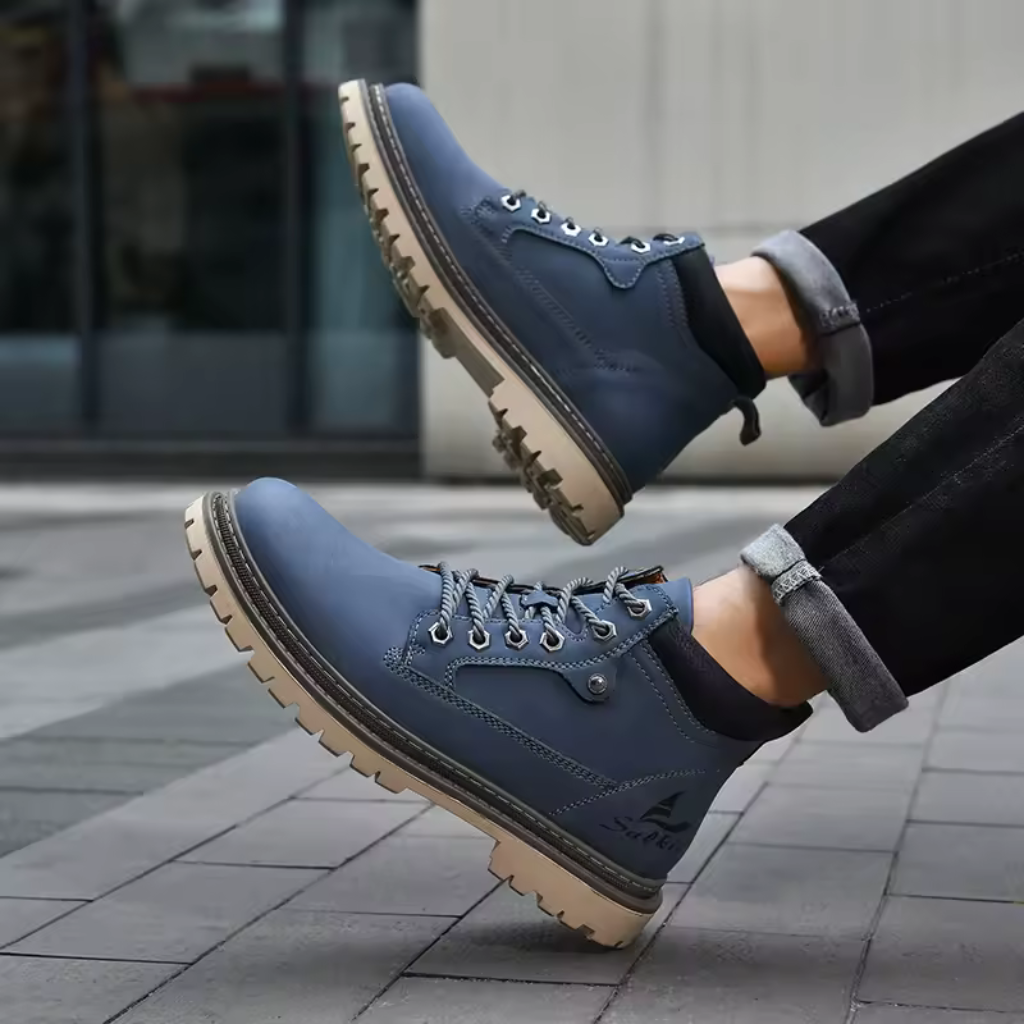 Bota Masculina de Couro Premium Salkin