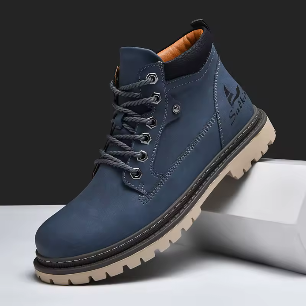 Bota Masculina de Couro Premium Salkin