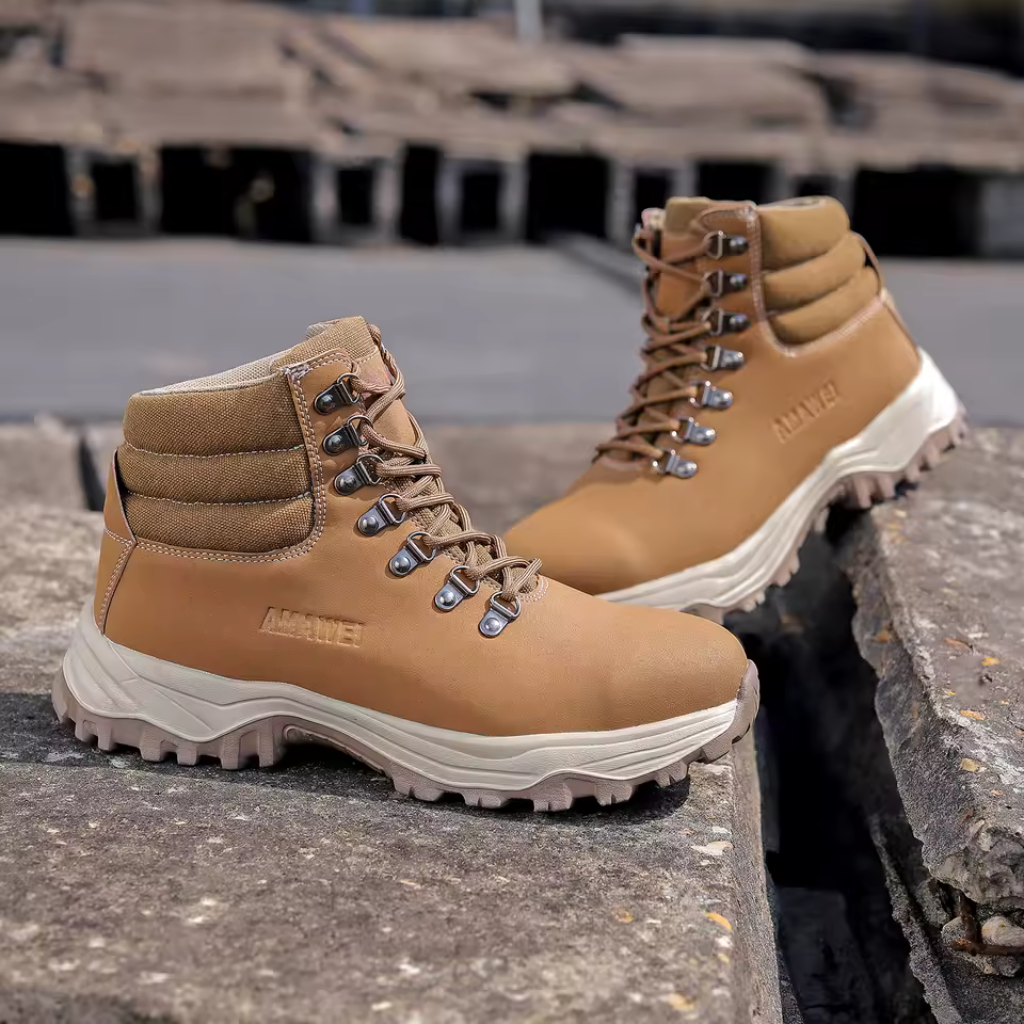 Bota Masculina de Couro Premium Resistente Dashiell
