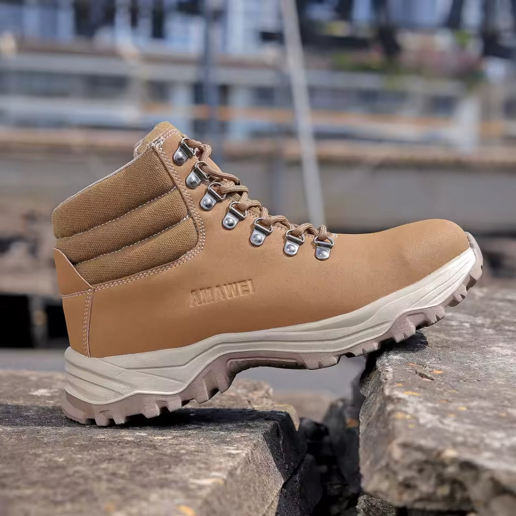 Bota Masculina de Couro Premium Resistente Dashiell