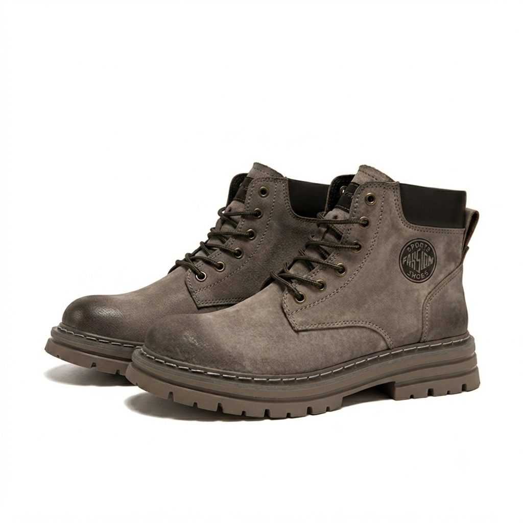 Bota Coturno Masculina em Couro Legítimo Everest