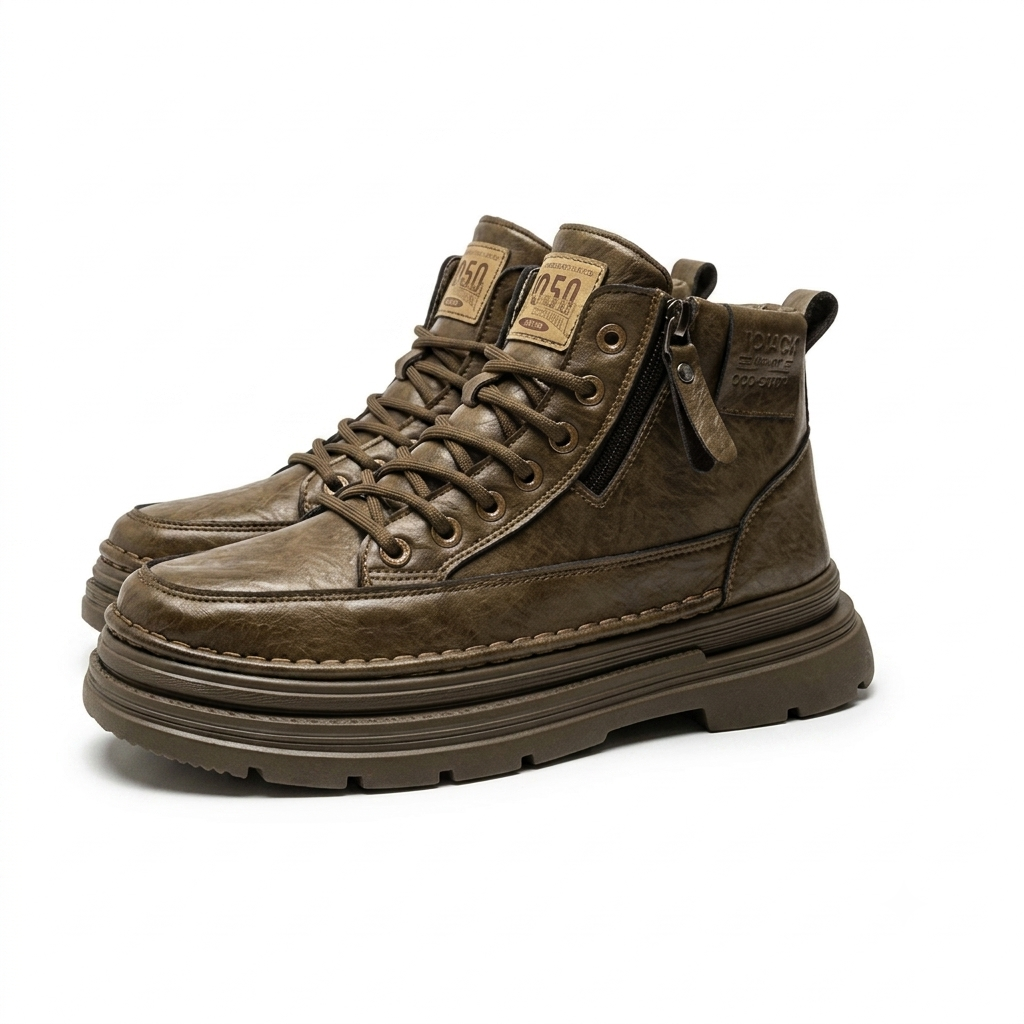 Bota Masculina Casual em Couro Hunter