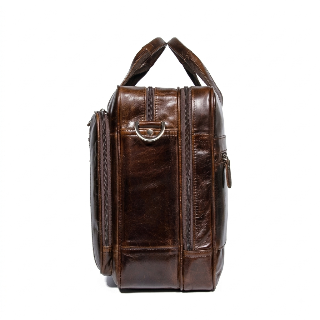 Bolsa Executiva em Couro Legítimo Leeds