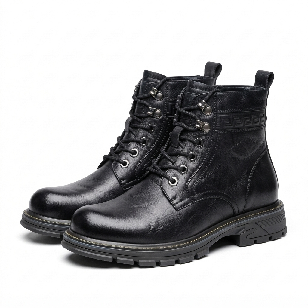 Bota Masculina Premium em Couro Aurelius