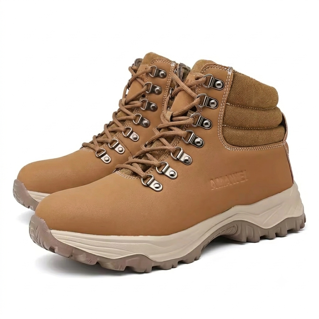 Bota Masculina de Couro Premium Resistente Dashiell