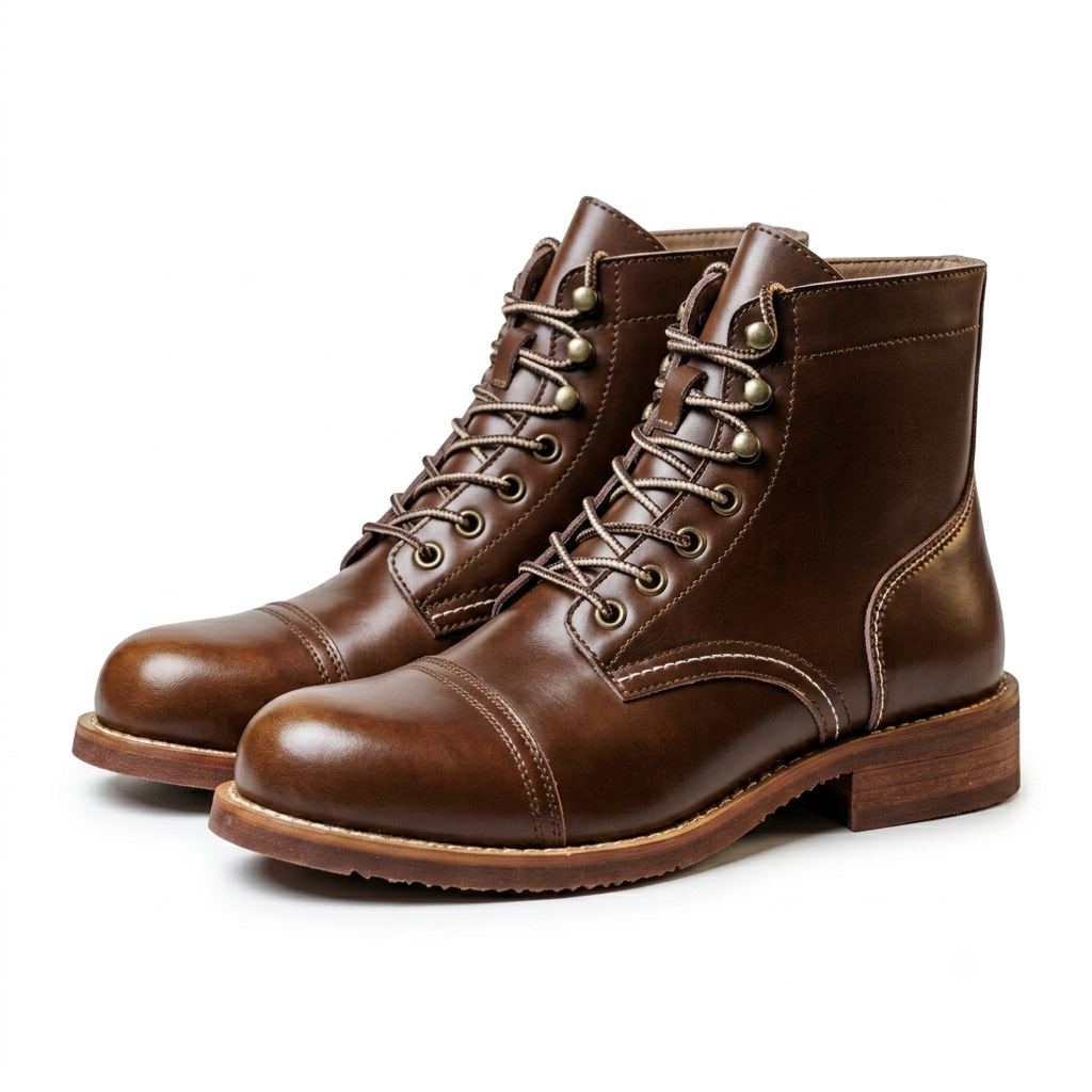 Bota Masculina de Couro Legítimo Théodore