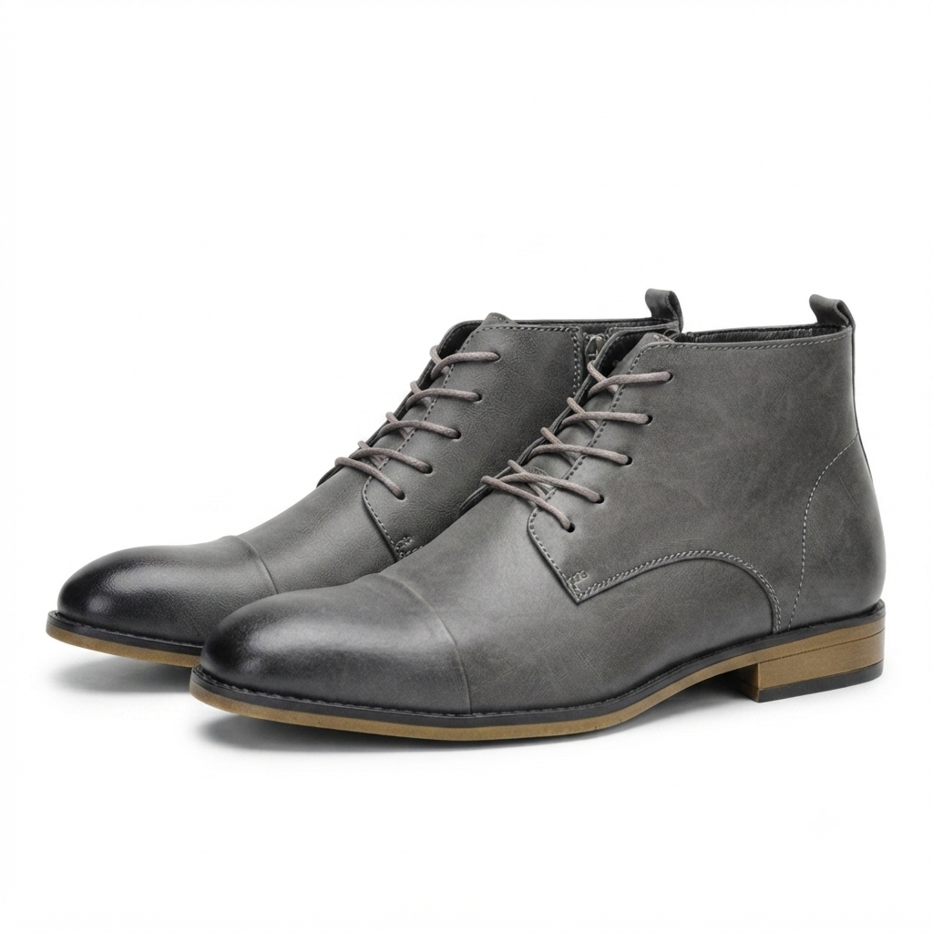 Bota Social Masculina em Couro Davis
