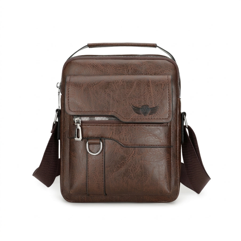 Bolsa de Ombro Transversal Masculina Weixier