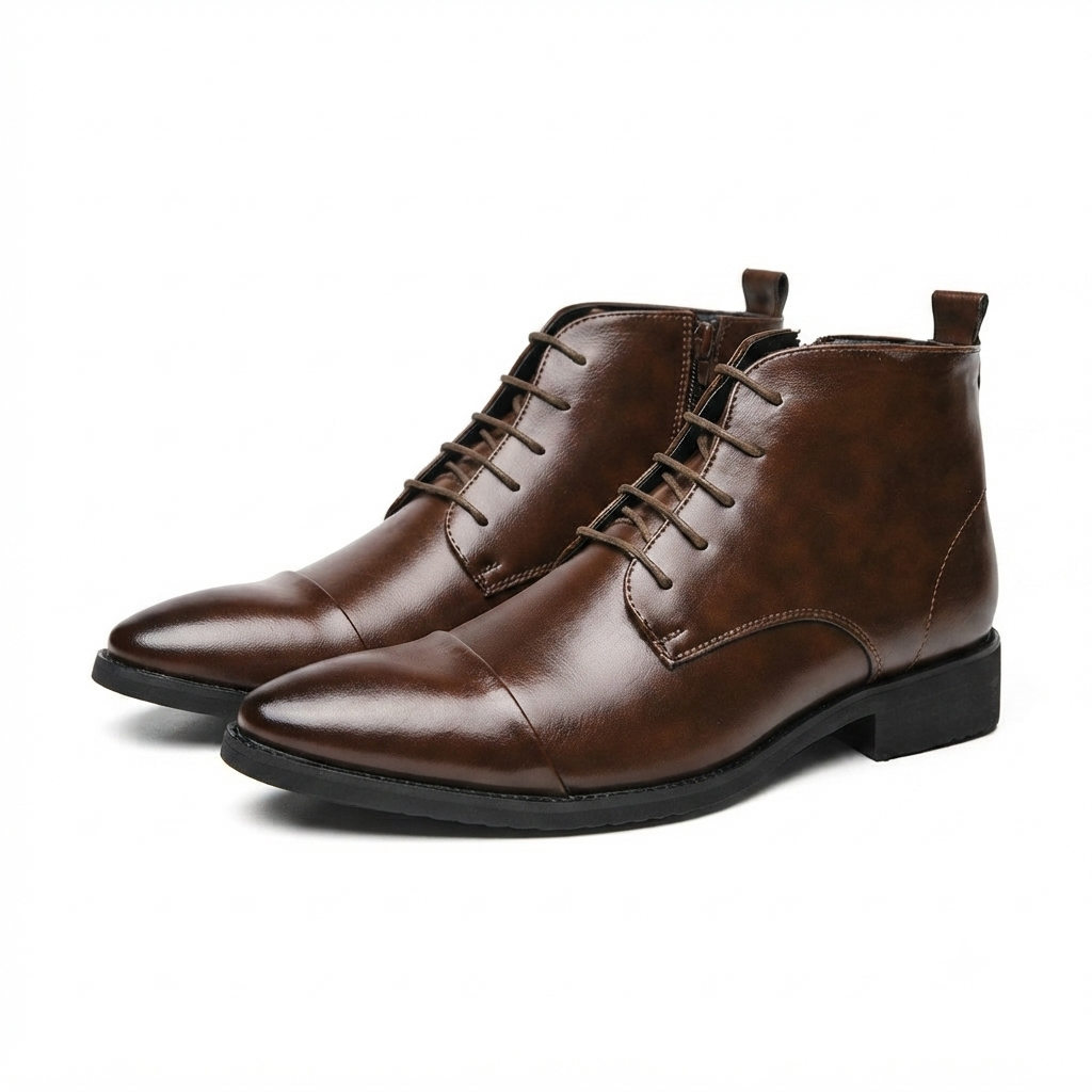 Bota Social Masculina em Couro Thomas