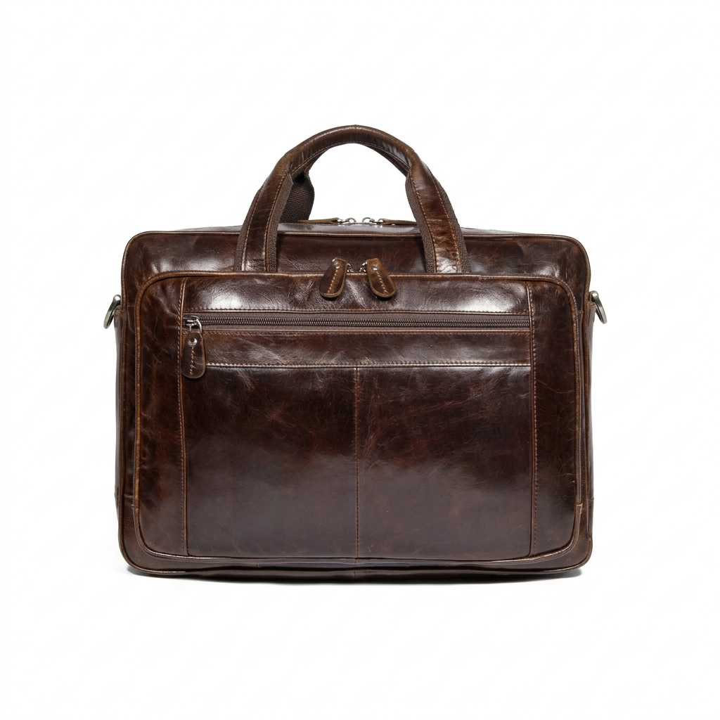 Bolsa Executiva em Couro Legítimo Leeds