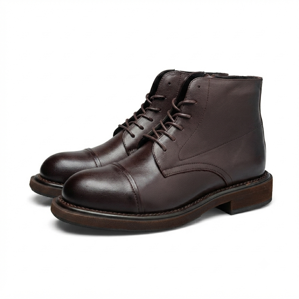 Bota Casual Masculina em Couro Legítimo Goliath