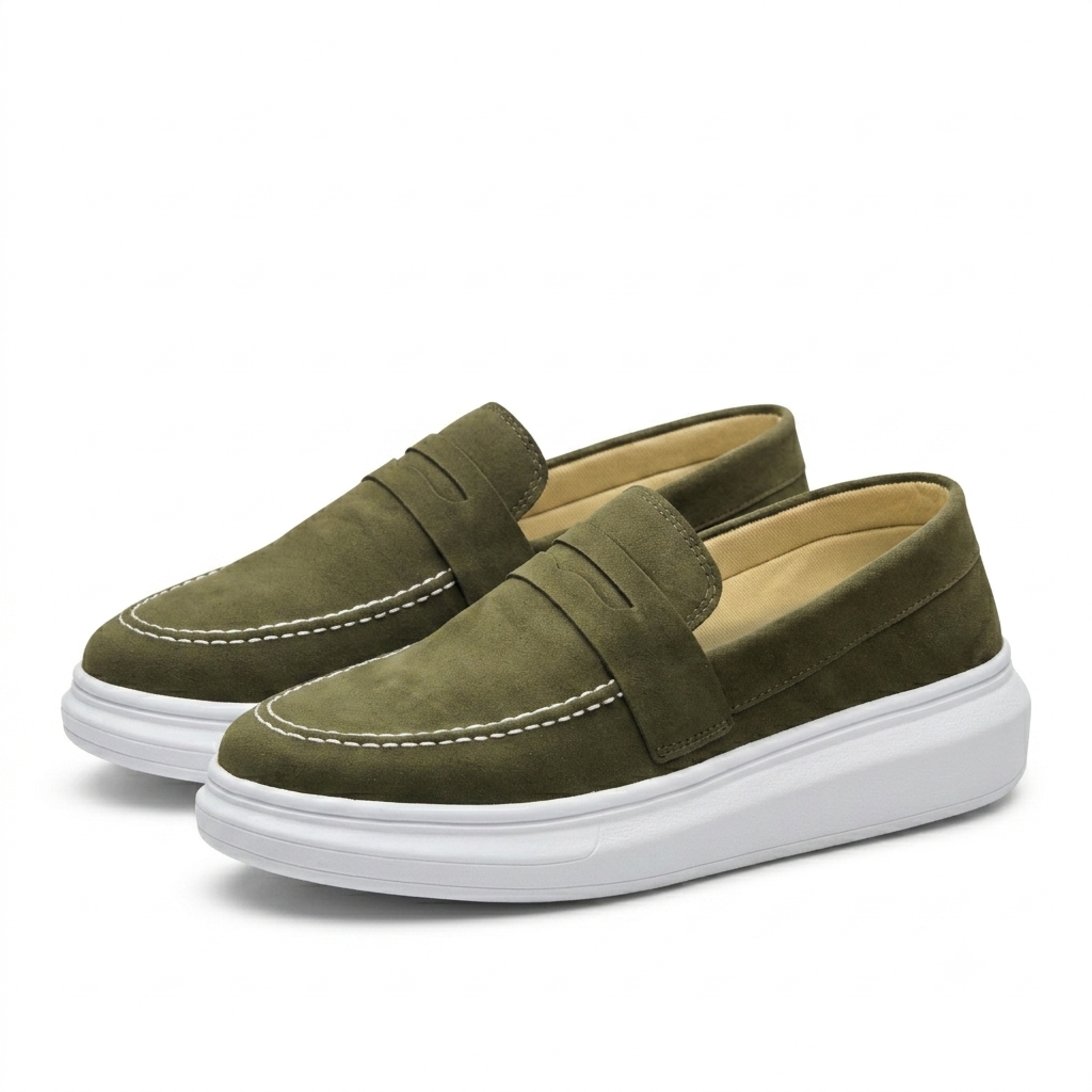 Mocassim Masculino Duncan em Couro Camurça