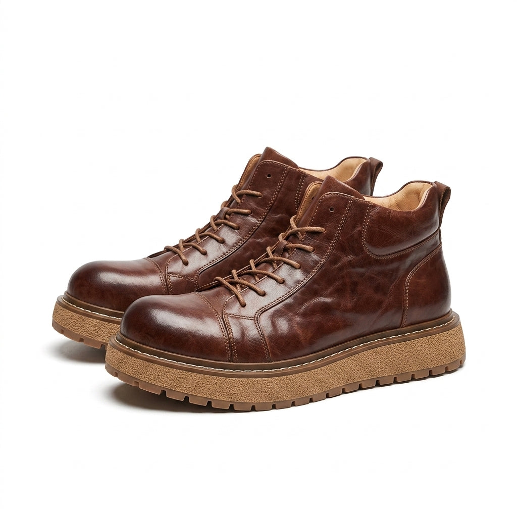 Bota Masculina em Couro Legítimo Stewart