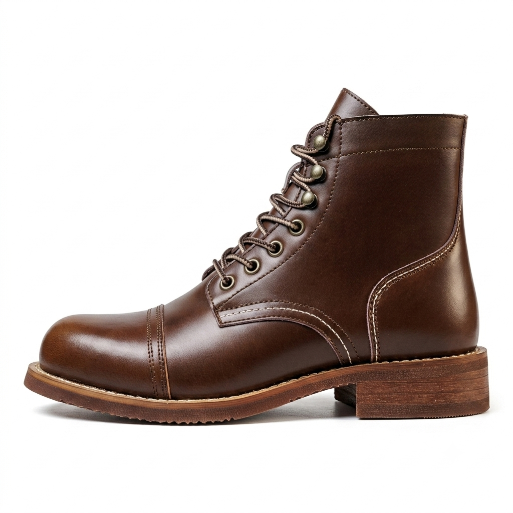 Bota Masculina de Couro Legítimo Théodore