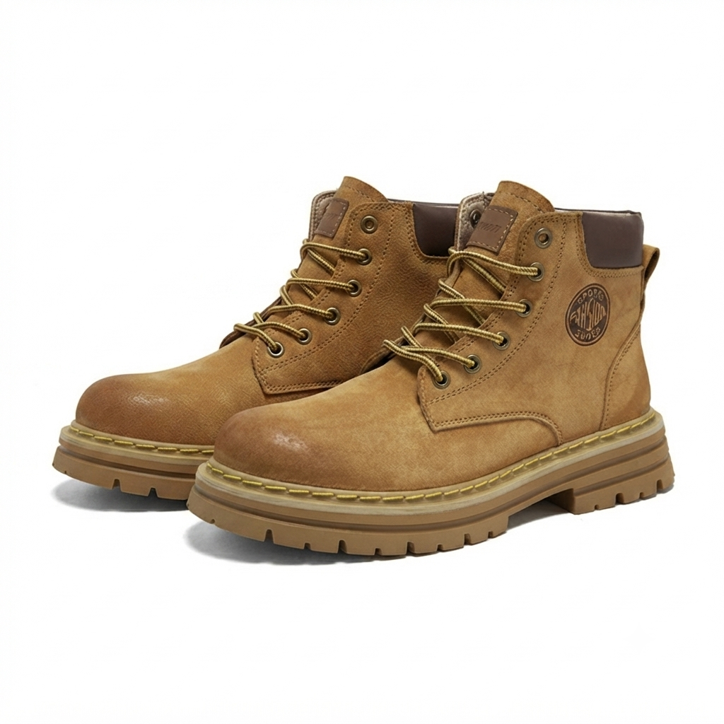 Bota Coturno Masculina em Couro Legítimo Everest