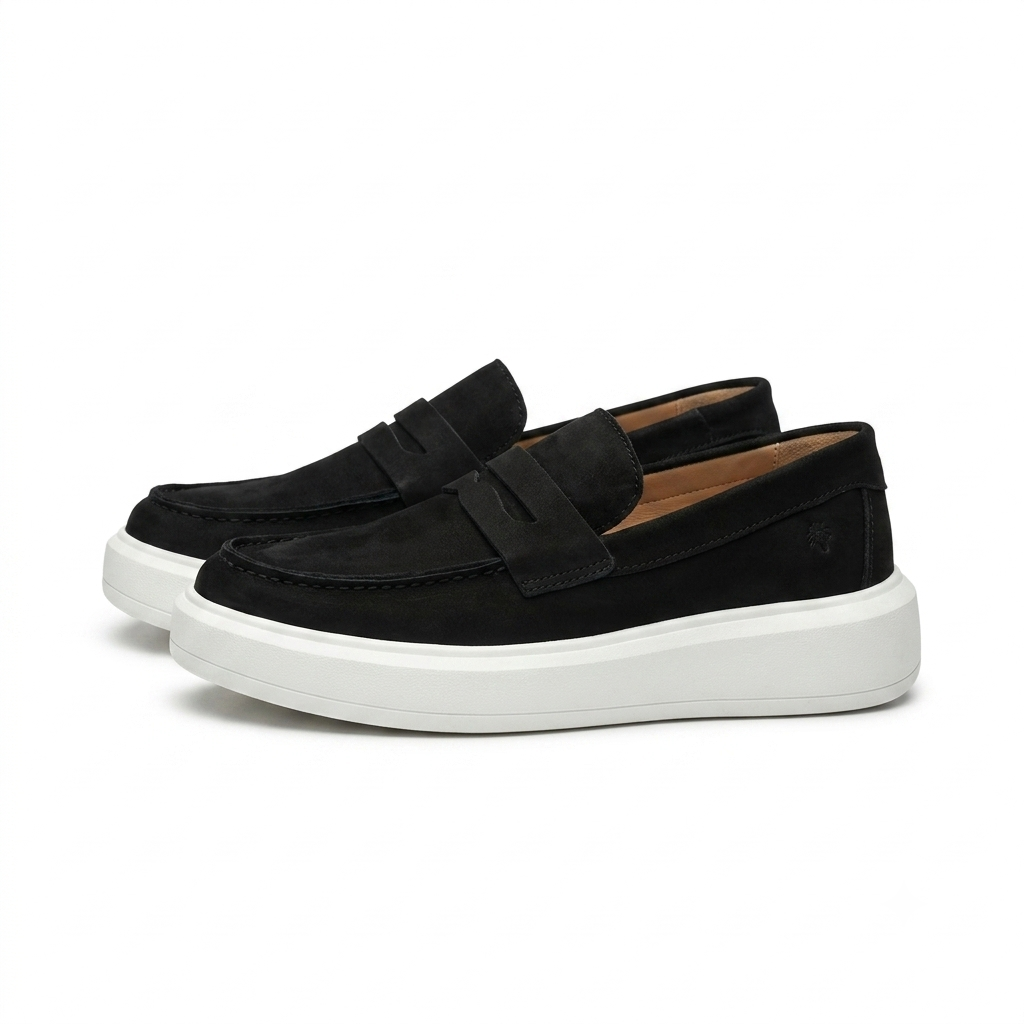 Mocassim Masculino Duncan em Couro Camurça