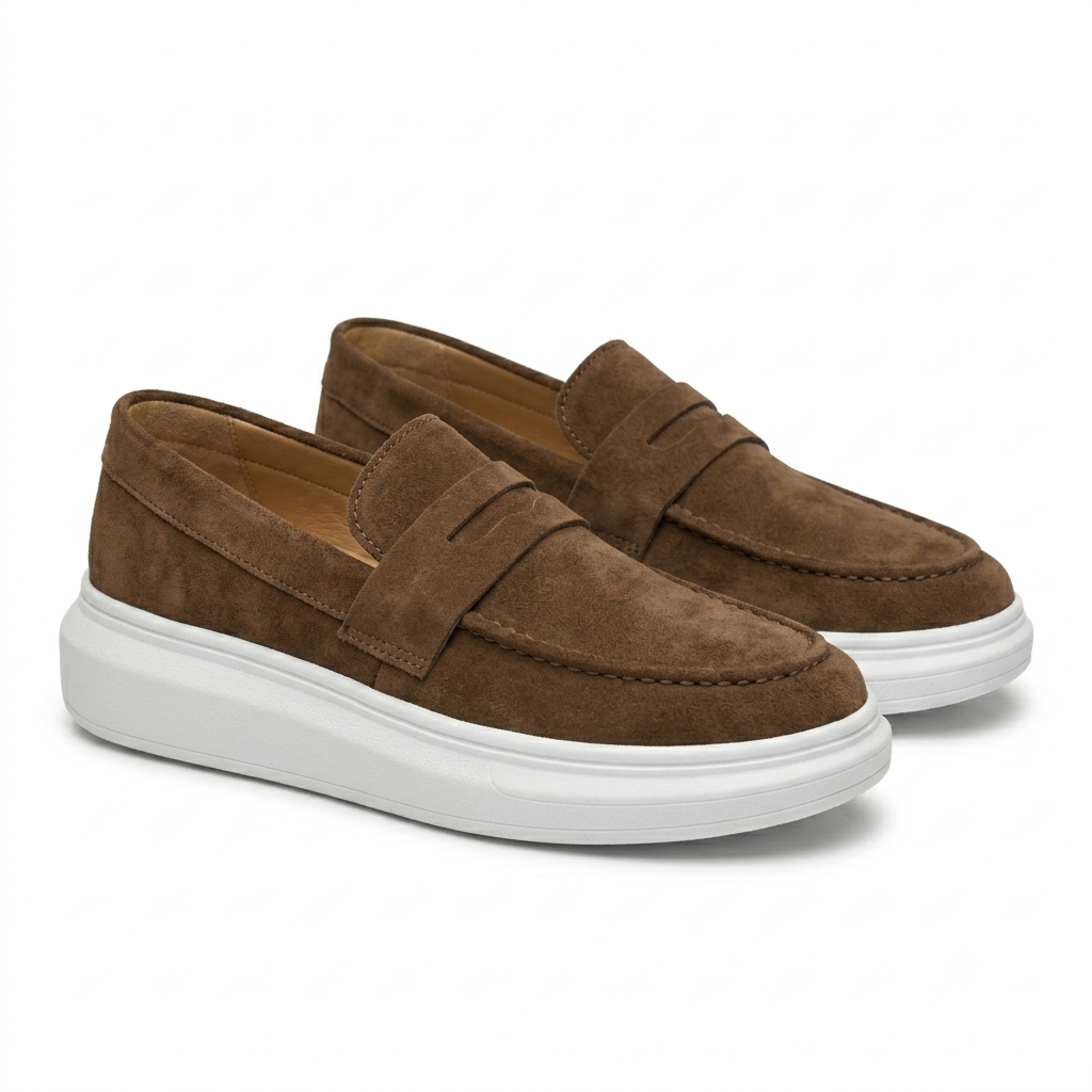 Mocassim Masculino Duncan em Couro Camurça
