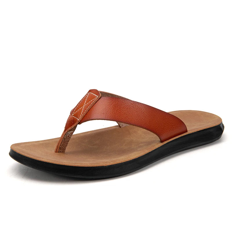 Chinelo Masculino em Couro Bellini