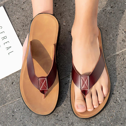 Chinelo Masculino em Couro Bellini