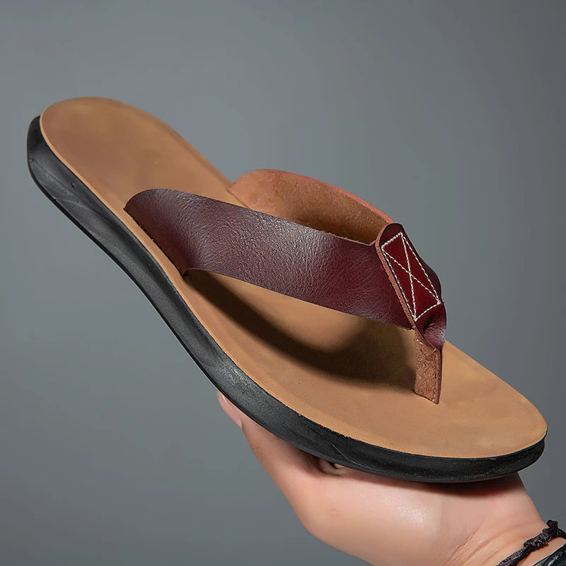 Chinelo Masculino em Couro Bellini