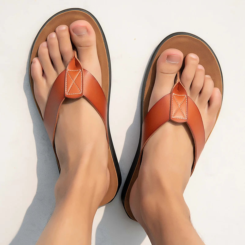 Chinelo Masculino em Couro Bellini