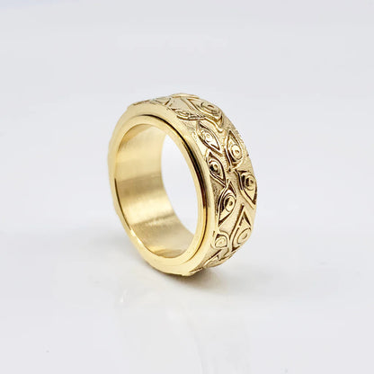 Anel Horus Ouro Inox