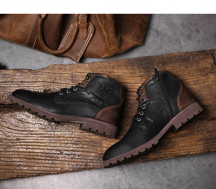 Bota Masculina em Couro Ulysses