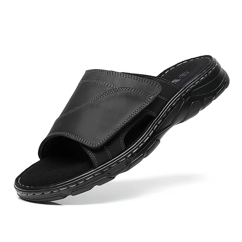Sandália Masculina em Couro Malibu
