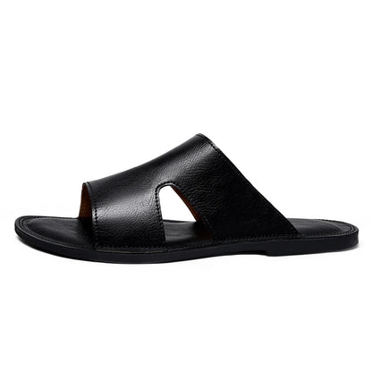 Sandália Masculina em Couro Bourbon