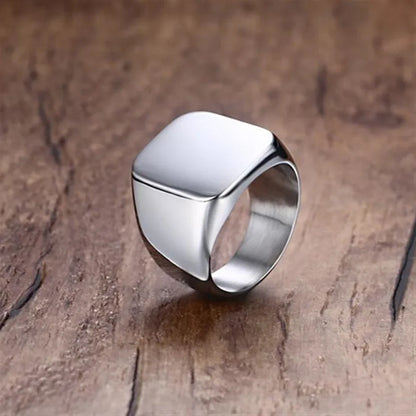 Anel Napoleon Prata Inox