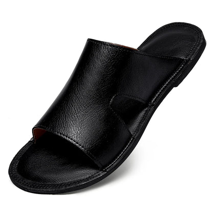 Sandália Masculina em Couro Bourbon
