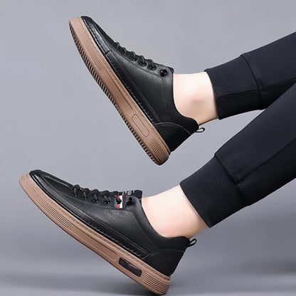 Tênis Casual Masculino em Couro Axel