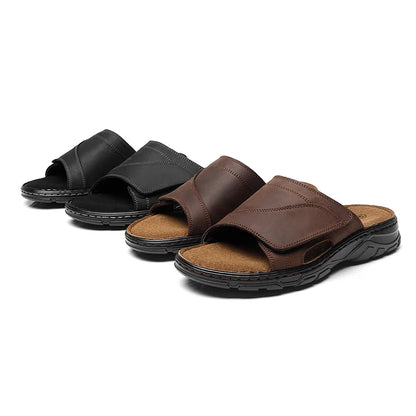 Sandália Masculina em Couro Malibu