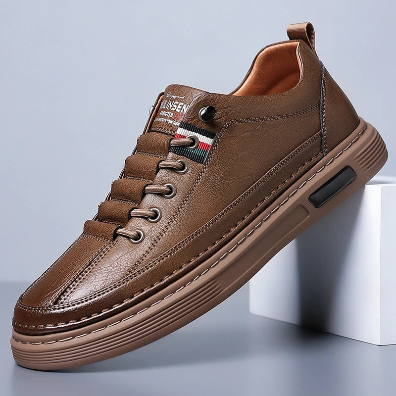 Tênis Casual Masculino em Couro Axel