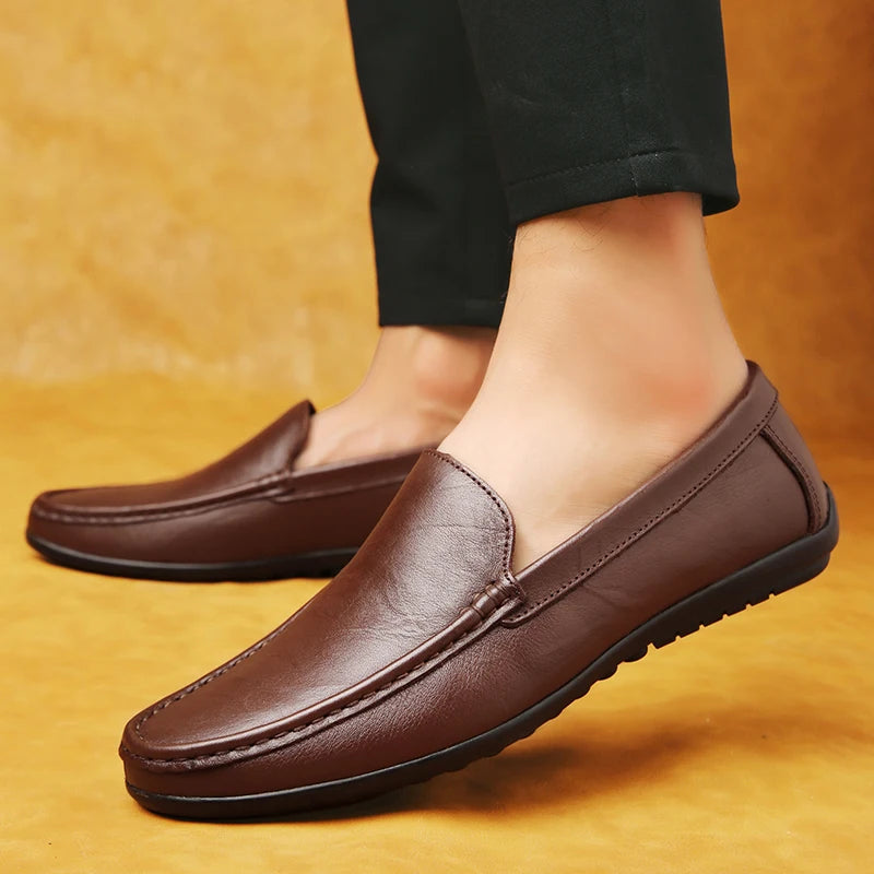 Mocassim Masculino em Couro Schuler