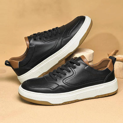 Tênis Casual Masculino em Couro Magnus
