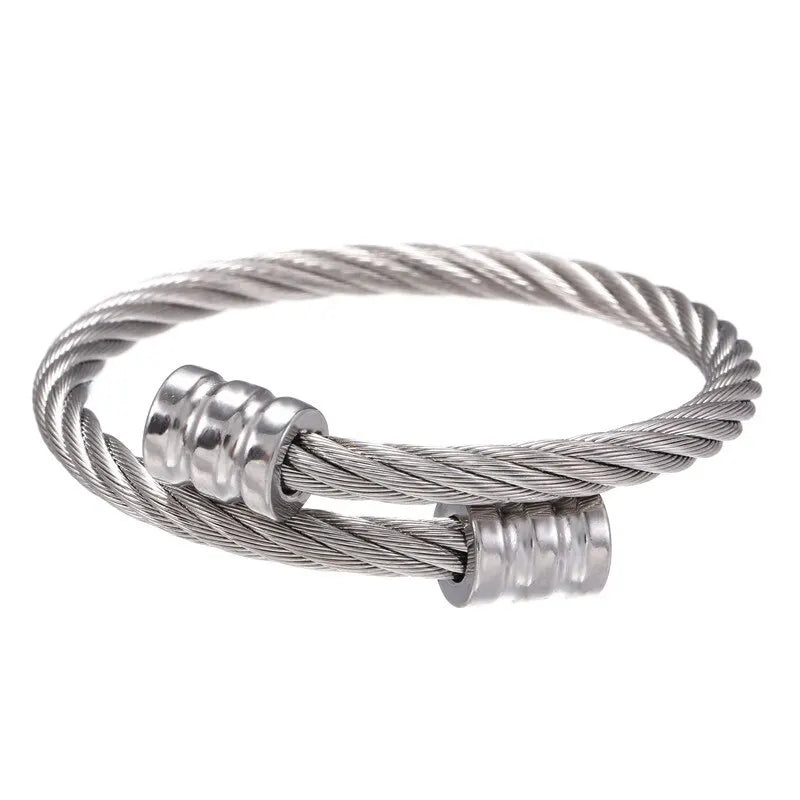 Bracelete Miles Prata Inox
