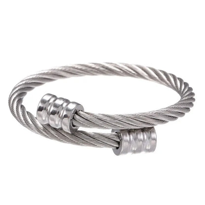 Bracelete Miles Prata Inox