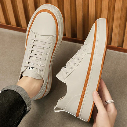 Tênis Casual Masculino em Couro Rafferty