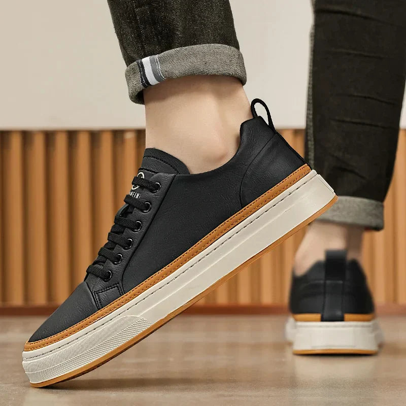 Tênis Casual Masculino em Couro Rafferty