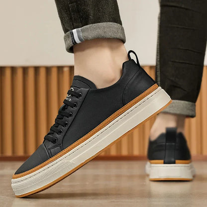 Tênis Casual Masculino em Couro Rafferty
