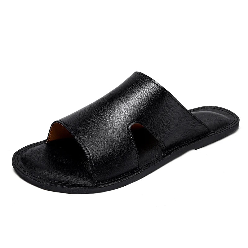 Sandália Masculina em Couro Bourbon