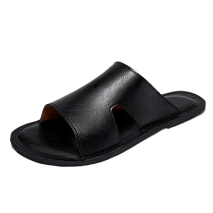 Sandália Masculina em Couro Bourbon