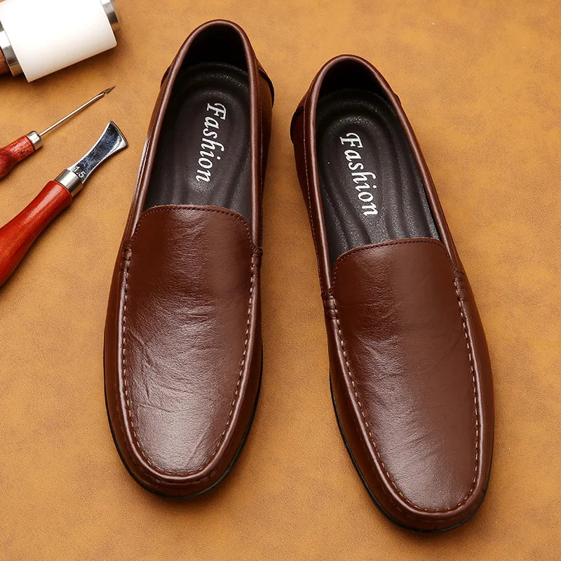 Mocassim Masculino em Couro Schuler