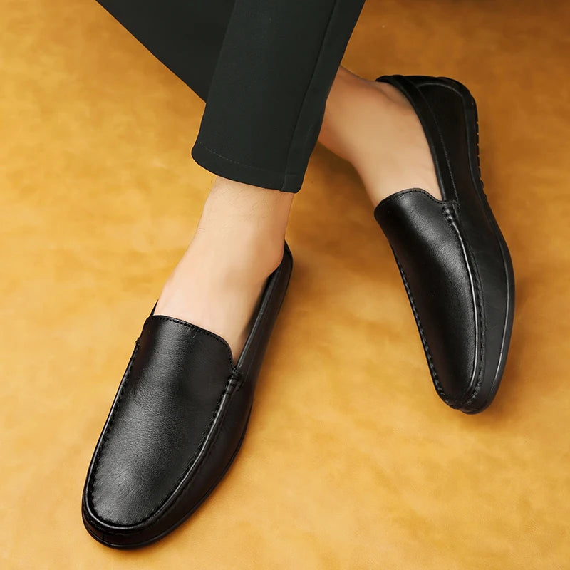 Mocassim Masculino em Couro Schuler